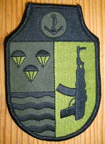Stoffwappen oliv